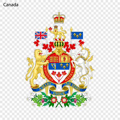 Symbol of Canada. National emblem