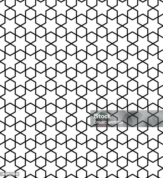 Islamic Pattern Stock Illustration - Download Image Now - Islam, Arabic Style, Vector