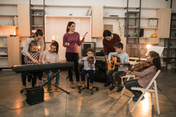 istock Busy day in music school 960115890