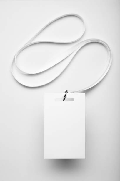 istock Mockup card badge, staff identity 960121592