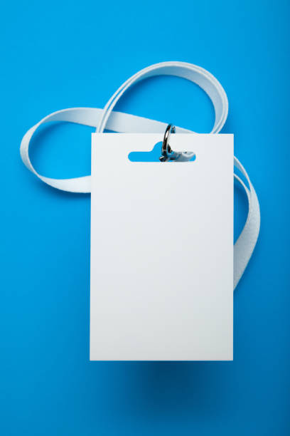 istock Mockup card badge, staff identity 960121618
