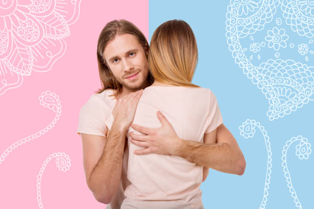 istock Kind man smiling while hugging his younger sister 960146124