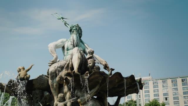 The Neptune Fountain in the center of Berlin