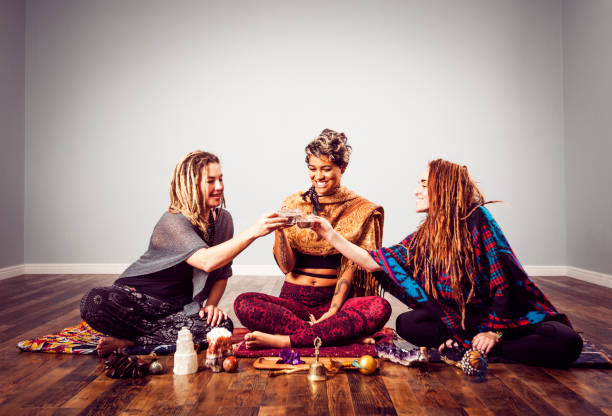 istock Women Drinking Cacao Drink Raw Chocolate Super Food 960159556
