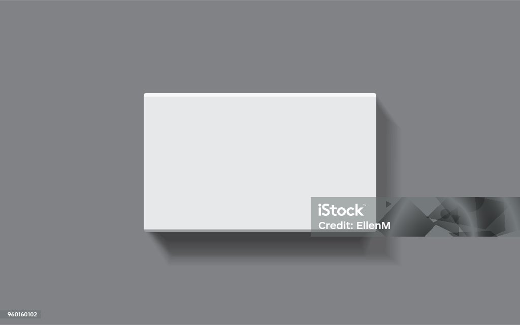 rectangular box on a dark background rectangular box on a dark background top view Box - Container stock vector