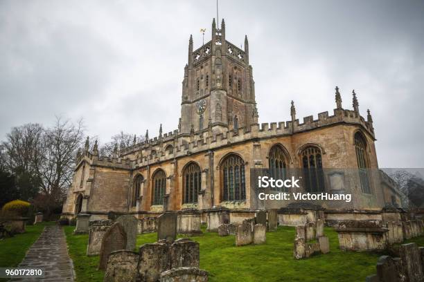 Exterior Of St Marys Church Fairford England Stock Photo - Download Image Now - Fairford, Gloucestershire, Abbey - Monastery
