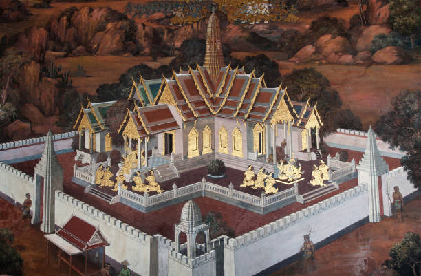 istock Public Art Painting at Bangkok, Thailand 960184012