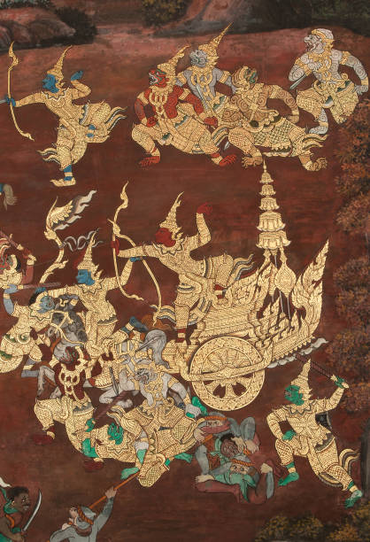 istock Public Art Painting at Bangkok, Thailand 960184024