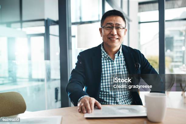 I Always Bring Success To My Name Stock Photo - Download Image Now - Asian and Indian Ethnicities, Businessman, Portrait