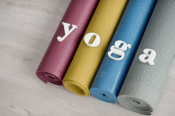 Photo of Colorful Yoga Scene