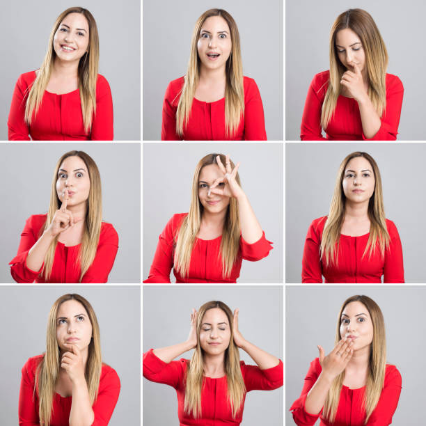 istock Young woman making facial expressions 960209556