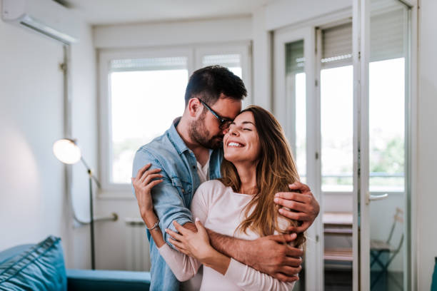 istock Romantic couple at home. 960209640