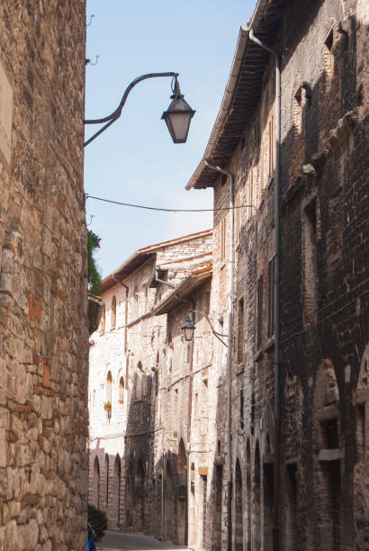 istock Little street in Gubbio 960209694