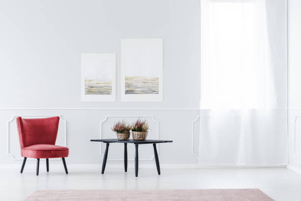 istock Living room with wall molding 960214034