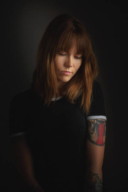 istock Beautiful young woman with tattoo 960217004