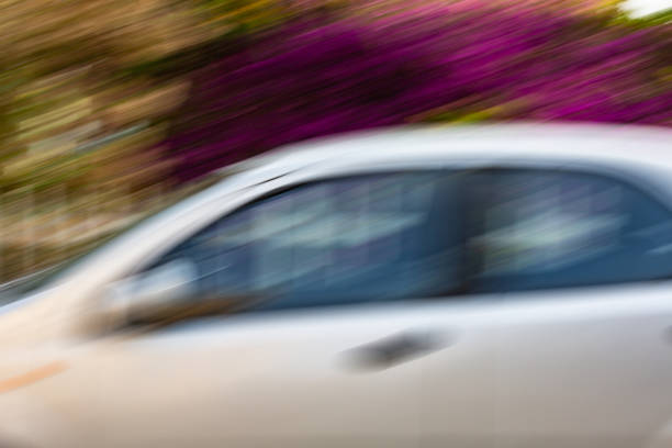 istock Abstract motion blur effect. Cars on the road 960221694