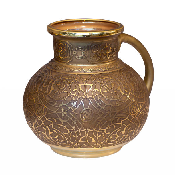 istock Decorative jug, oriental souvenir isolated on white background 960223342