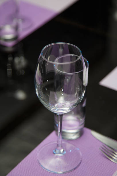 istock Empty glass glasses on the table in the restaurant 960231502