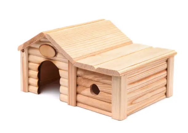 Photo of Wooden toy house