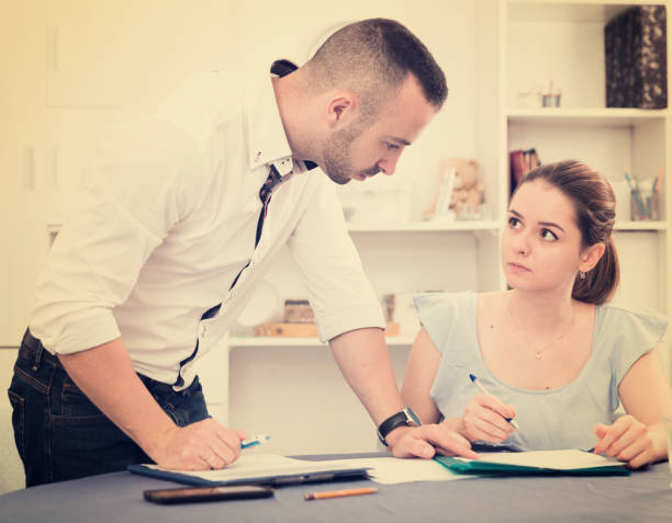 istock Man with his wife are sad about loans 960239884