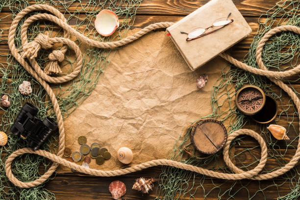 istock top view of blank crumpled paper with different exploration attributes 960240218