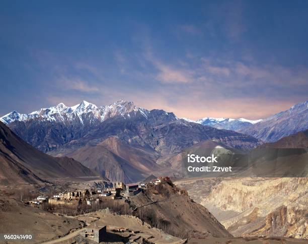 Jarkot Village In Mustang District Annapurna Conservation Area Nepal Stock Photo - Download Image Now