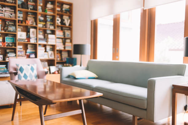 istock cozy living room with wood material 960249656