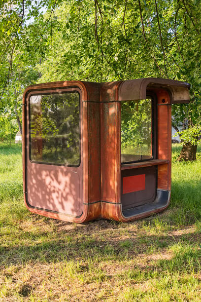istock Abandoned Fast Food Red Kiosk from Serbia 960249792