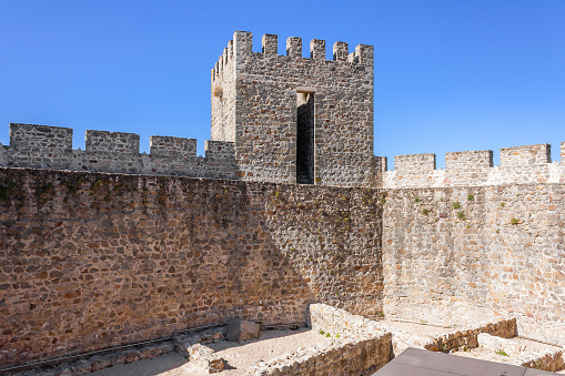 Portalegre, Portugal - September 14, 2015: Portalegre city Medieval Castle