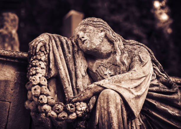 istock statue on grave in the old cemetery 960252688