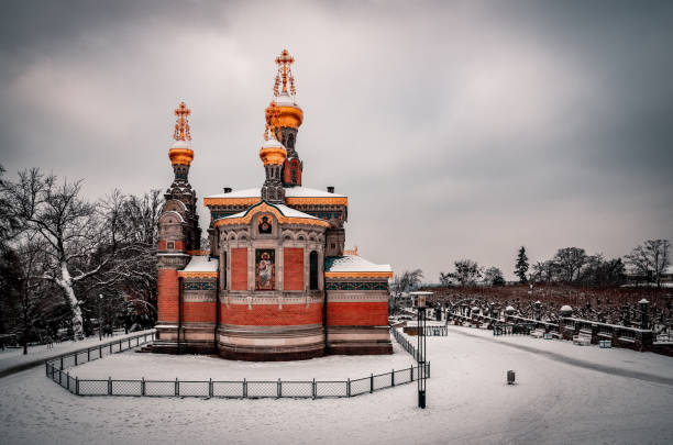 istock Russian chapel, Darmstadt, Winter 960260474