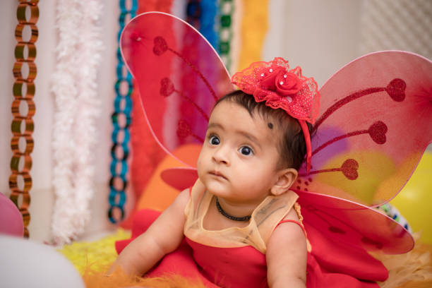 istock Baby dressed as an angel 960261706