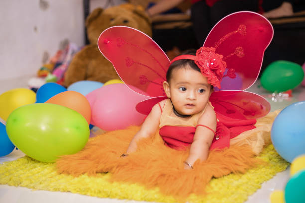 istock Baby dressed as an angel 960264170