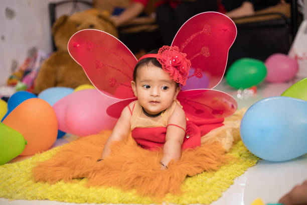 istock Baby dressed as an angel 960264176