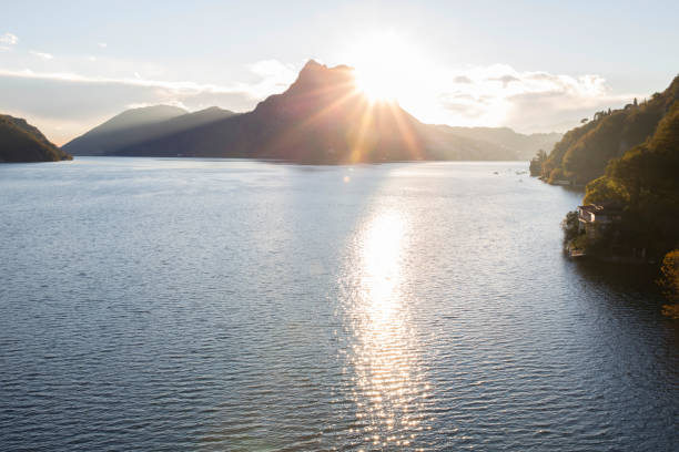 istock View across Lake Lugano as sun rises 960265134