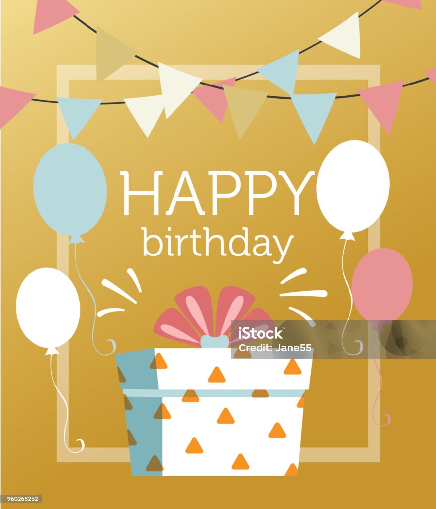 Boldog születésnapot vektor banner - Jogdíjmentes Absztrakt témájú vektoros stock alkotások Boldog születésnapot vektor banner - Jogdíjmentes Absztrakt témájú vektoros stock alkotások