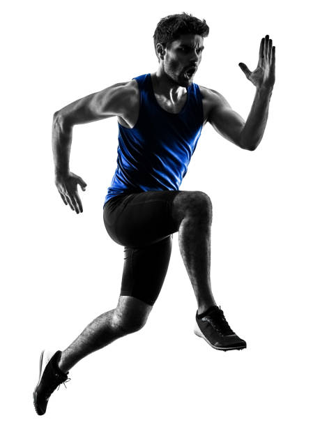 istock runner sprinter running sprinting athletics man silhouette isola 960268474