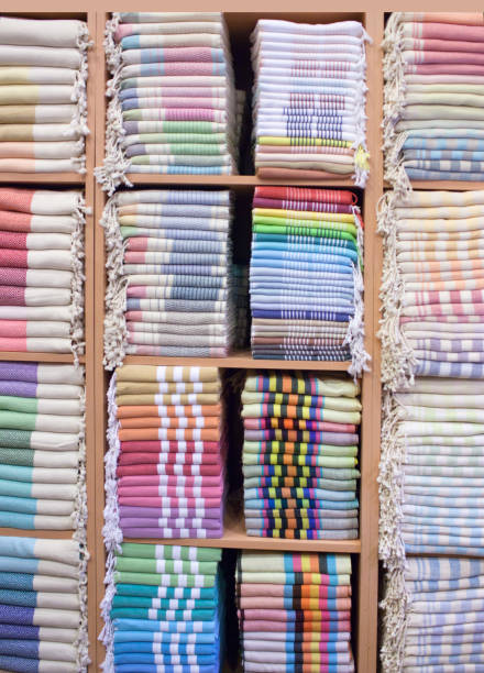 istock Colorful Turkish Bath Towels known as Hamam Pestemal 960269426