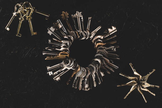 istock top view bunches of different keys isolated on black 960273646