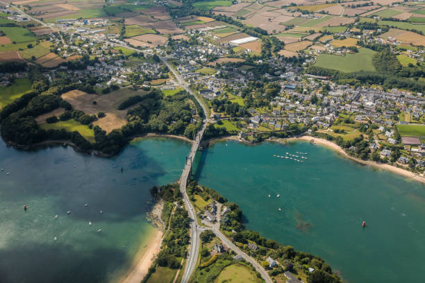 istock Aerial view of a bridge 960294668