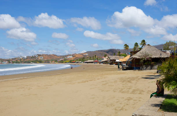 San Juan Del sur, Nicaragua-March 08,2016: Beach. San Juan Del sur is a resort on the ocean coast in Nicaragua.