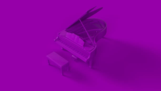istock Purple Grand Piano 960316672