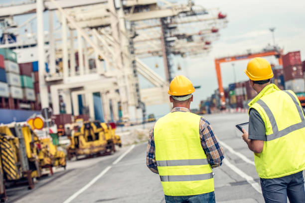 istock Taking stock of the shipyard 960322108