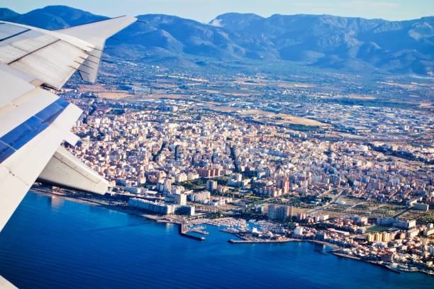 istock Aerial view from a plane of Mallorca, Spain 960325488