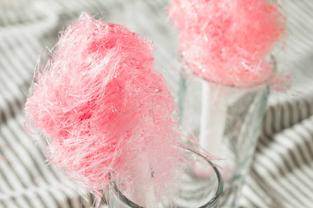 istock Sugary Pink Homemade Cotton Candy Floss 960333468