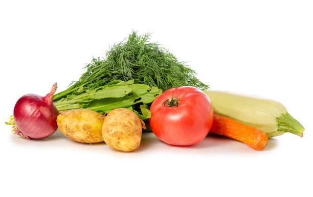 istock Greens vegetables zucchini tomato potatoes 960337840