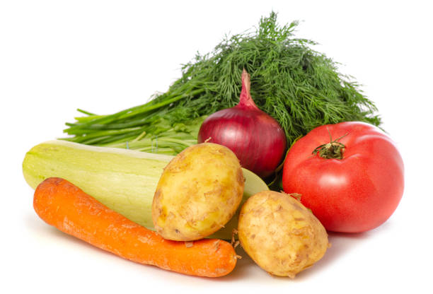 istock Greens vegetables zucchini tomato potatoes 960337846