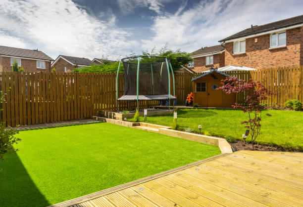 istock A modern Scottish Household garden with Plants Shrubs & new Decking 960341776