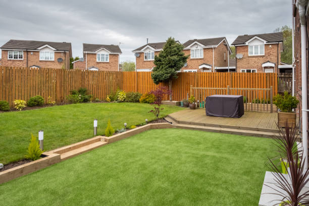 istock A modern Scottish Household garden with Plants Shrubs & new Decking 960341794