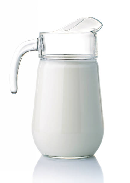 istock Jug of milk isolated on a white 960359968